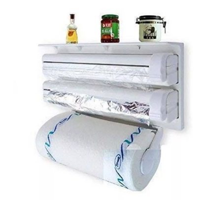 DISPENSADOR DE PAPEL DE COCINA, PAPEL ALUMINIO, SERVITOALLAS, TRANSPARENTE !!!