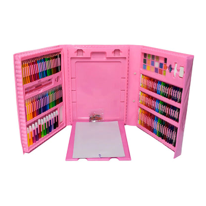 kit dibujo 208 pzas Juego de Colorear para niñas y niños, Rosa y azul  ¡¡¡ PAGA AL RECIBIR!!!