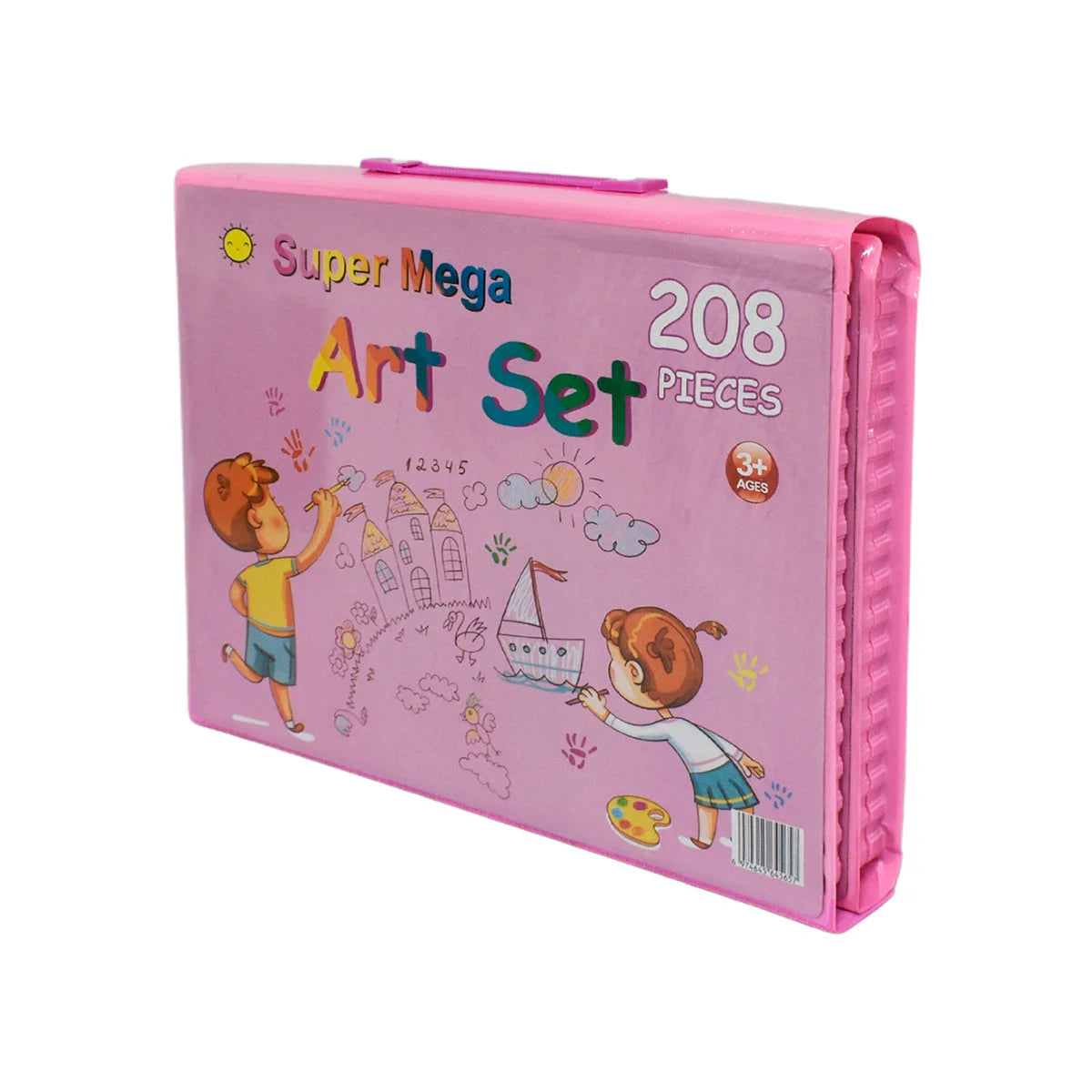 kit dibujo 208 pzas Juego de Colorear para niñas y niños, Rosa y azul  ¡¡¡ PAGA AL RECIBIR!!!