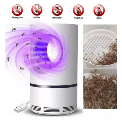 Trampa Lámpara Led Luz UV Mata Mosquitos DORMIRAN TRANQUILOS