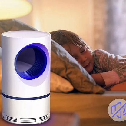 Trampa Lámpara Led Luz UV Mata Mosquitos DORMIRAN TRANQUILOS