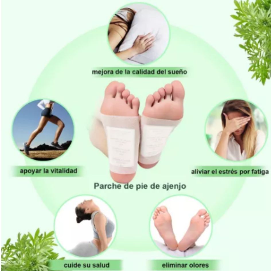 Consiente a tus pies mientras duermes !!! con 10 parches KINOKI desintoxicantes ¡¡¡PAGA AL RECIBIR!!!