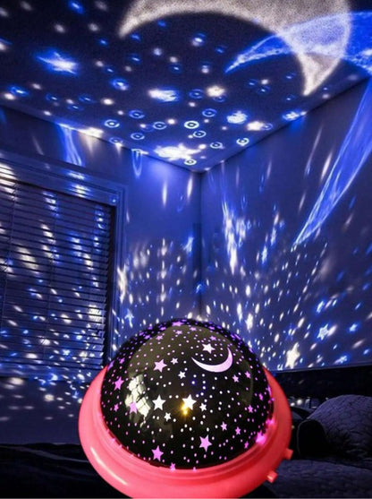 PROYECTOR DE LUNAS Y ESTRELLAS / TU PEQUE DORMIRA FELIZ VIENDO ESTRELLITAS