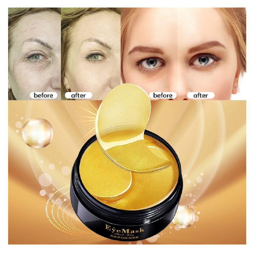 Parche Para Ojeras 24K Colageno 60 pcs LUCE HERMOSA !!!