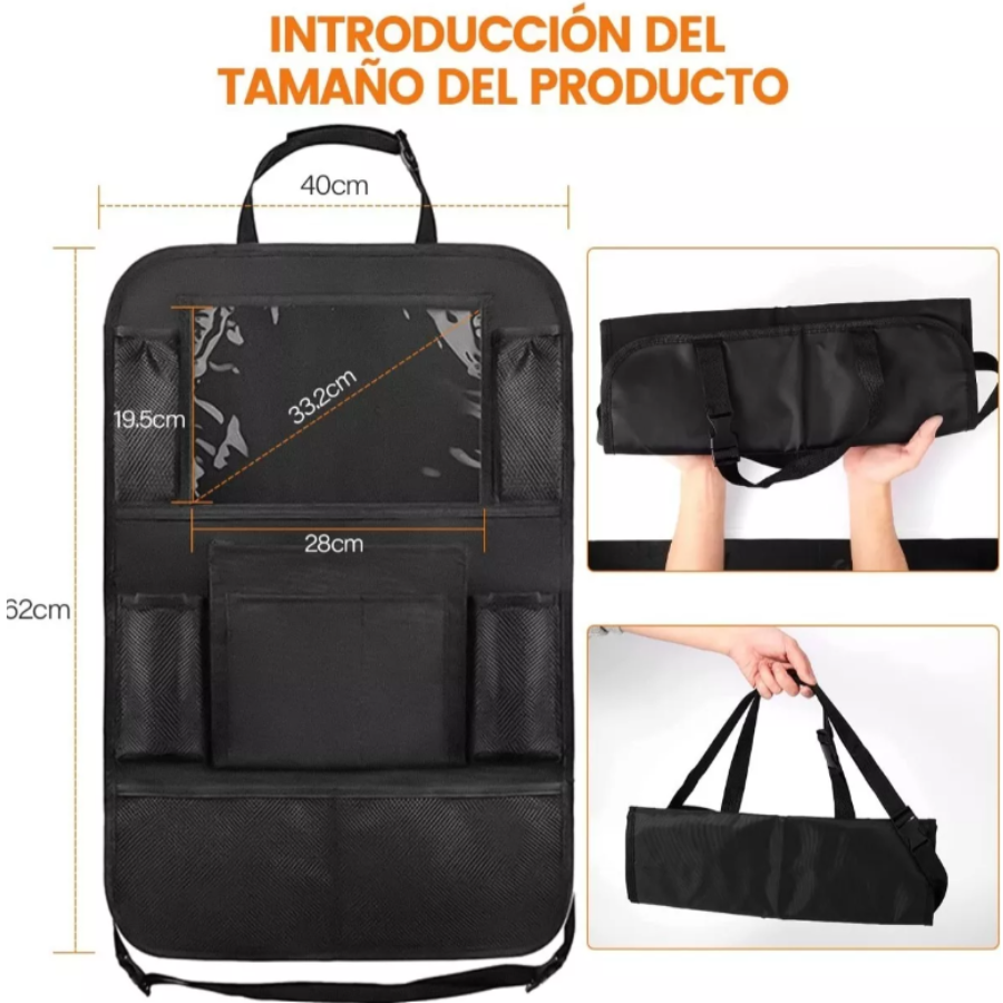 Organizador Para Asiento Trasero, QUE TU AUTO NO SEA UN TIRADERO !!!!